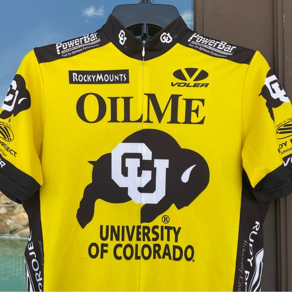 Voler Other - University of Colorado Yellow/Black Bike Jersey L